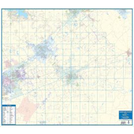 Guadalupe County TX Wall Map