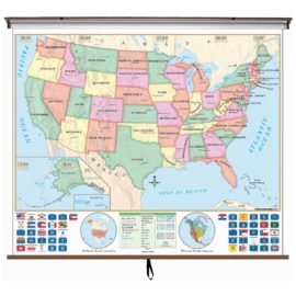 US Beginner Wall Map