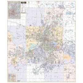 Grand Rapids MI Wall Map