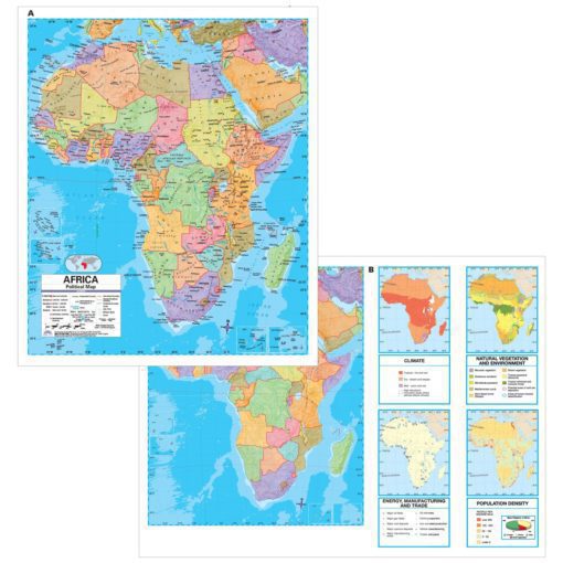 Africa Advanced Political Deskpad Map