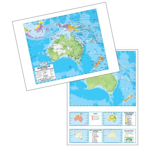 Australia Advanced Political Deskpad Map