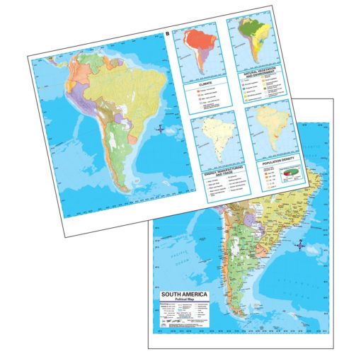 South America Advanced Political Deskpad Map