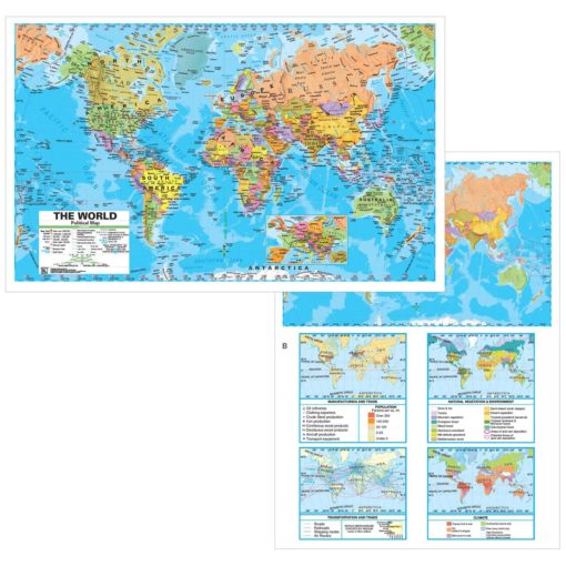 World Advanced Political Deskpad Map