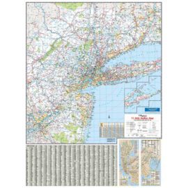 New York Tri-State Vicinity Wall Map