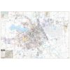 Shreveport & Bossier City LA Wall Map