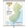 New Jersey Large Shaded Relief Wall Map