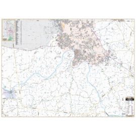 Clarksville & Montgomery Co TN Wall Map