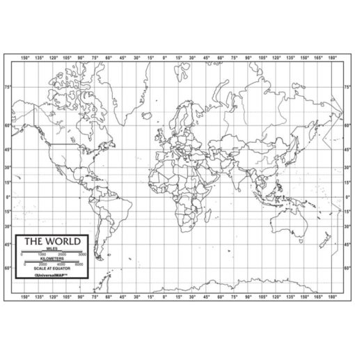World Outline Map