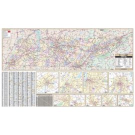 Tennessee State Wall Map