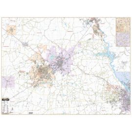Auburn/Opelika AL Wall Map