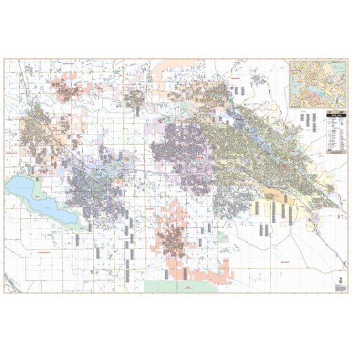 Boise ID Wall Map