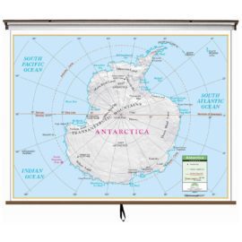 Antarctica Primary Wall Map