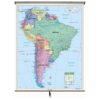 South America Primary Wall Map