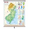 New Jersey Intermediate Thematic Wall Map