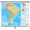 South America Advanced Political Wall Map