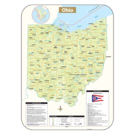 Ohio Shaded Relief Map