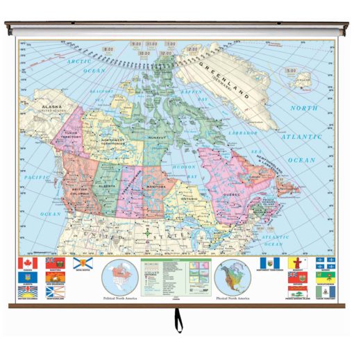 Canada Essential Wall Map