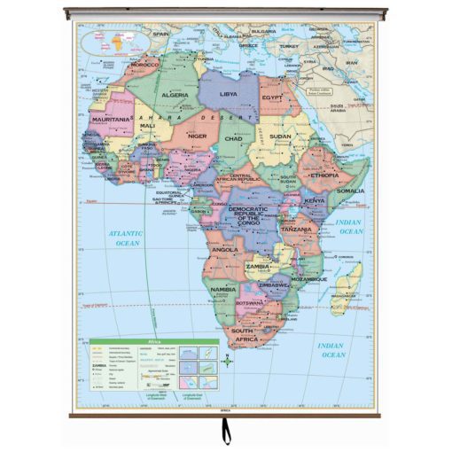 Africa Essential Wall Map
