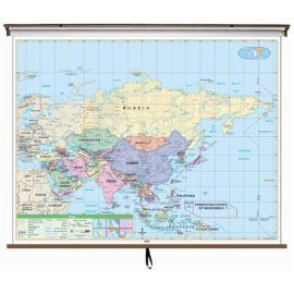 Asia Essential Wall Map