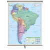South America Essential Wall Map