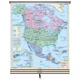 Western Hemisphere Essential 3-Map Wall Map Set