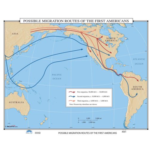 Possible Migration Routes of the First Americans