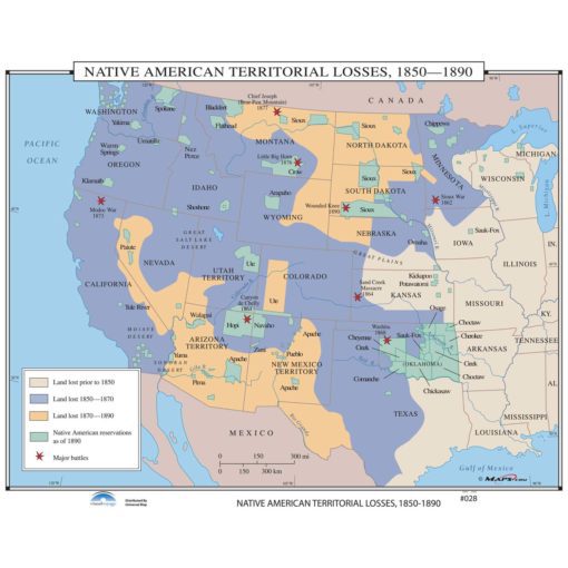 Native American Territorial Losses 1850-1890