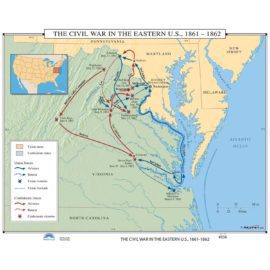 The Civil War in The Eastern US 1861-1862