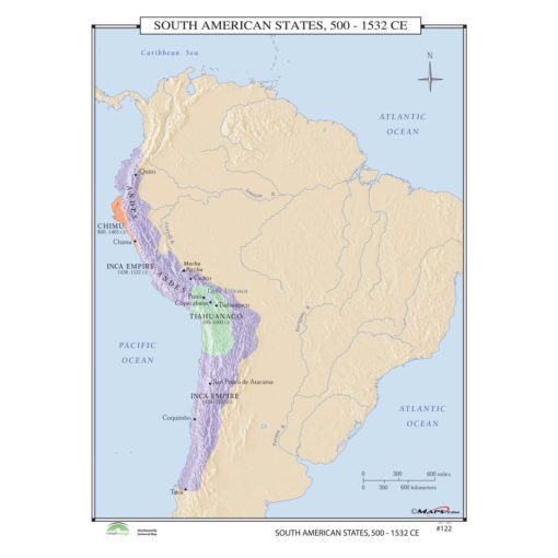 South American States c 500 - 1532ce