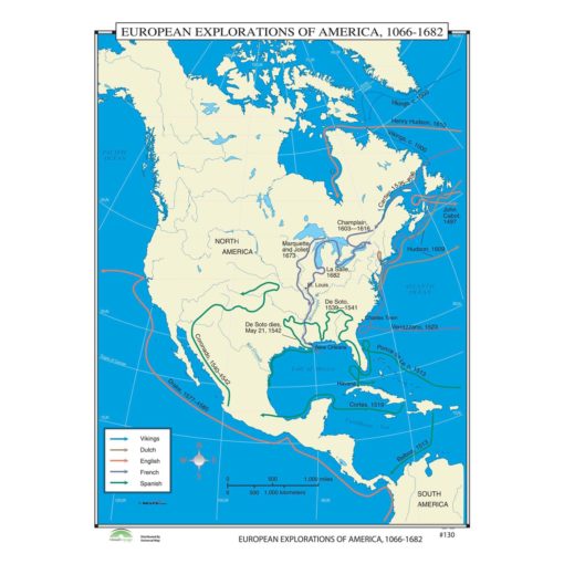 European Explorations of North America 1066-1682