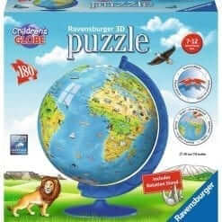 Childrens 3D Puzzle World Globe (180 pieces) w/box