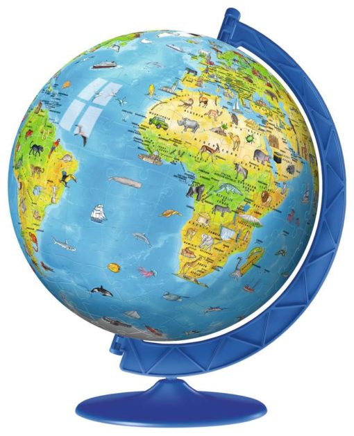 Childrens 3D Puzzle World Globe (180 pieces)