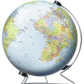 Earth Political 3D World Globe Puzzle w/Stand