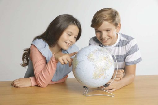 Earth Political 3D World Globe Puzzle In Use
