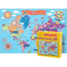 Kids World Puzzle of the World (100 piece)