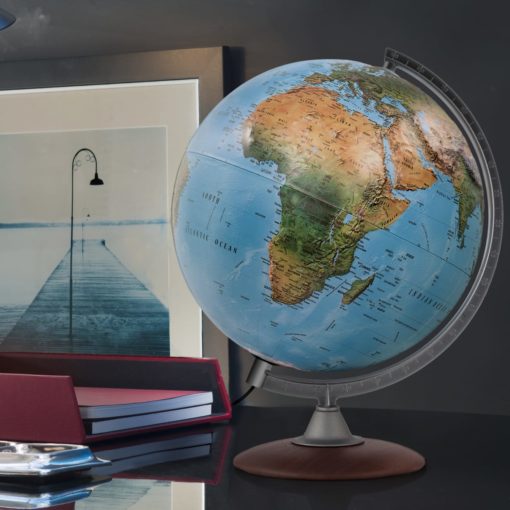 Tactile Raised Relief Globe Lifestyle View