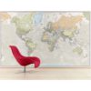 Giant World Wall Map Mural Antique by Waypoint Geographic WP81002