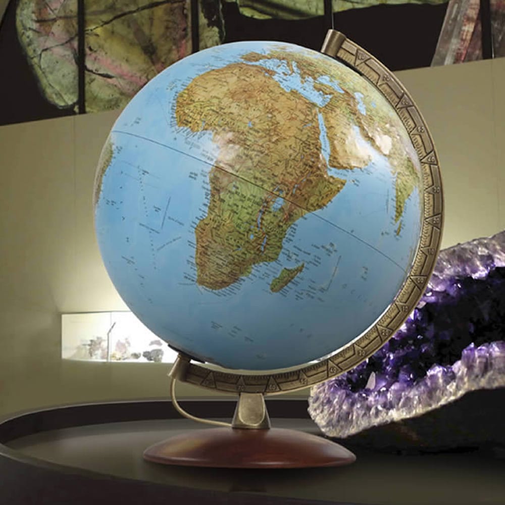 360 Dregee Rotating Globes Earth Ocean Globe World Desktop Geography Set X2X6 