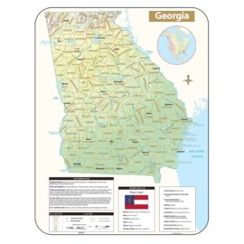 Georgia Wall Maps