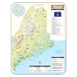 Maine Wall Maps