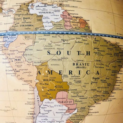Versus Globe Cartography South America