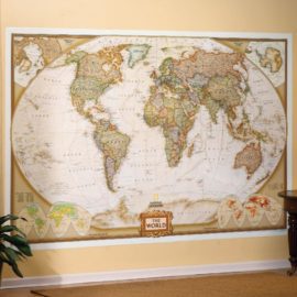 Large Wall Map Murals